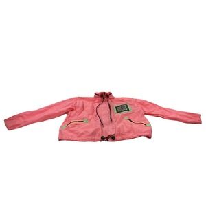 Vintage Recreation Women's 80s 90s Neon Track Jacket Medium? Windbreaker Hood